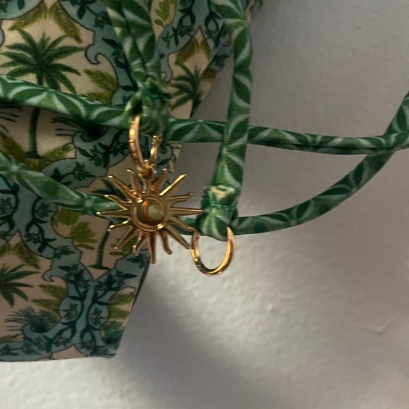 Blackbough womens Bottoms with Green and Yellow Pattern - Picture 7 of 7